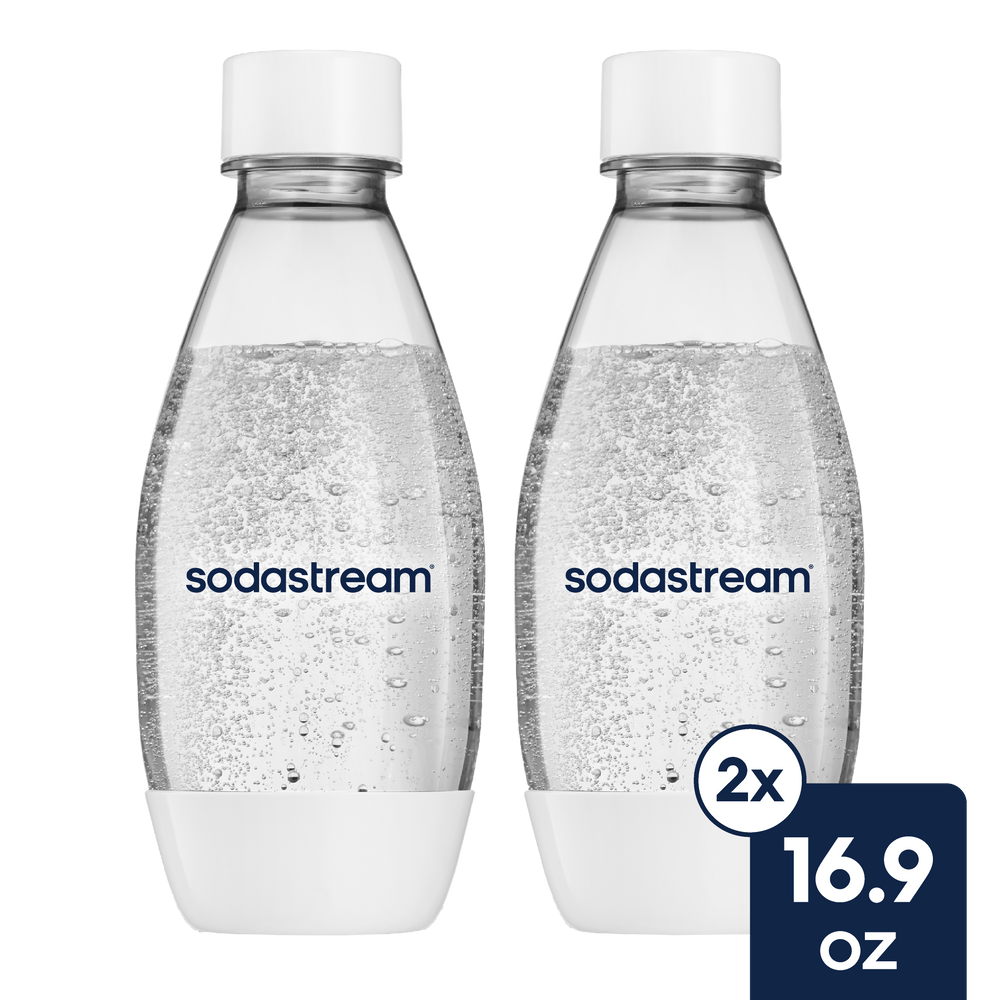 Sodastream Slim Sparkling Water Bottle Twin Pack White 16.9 oz – 1