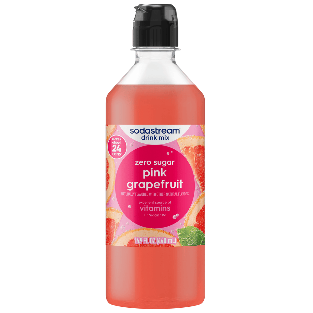 Sodastream Classics® Pink Grapefruit Zero Sugar Drink Mix 440ml – 1
