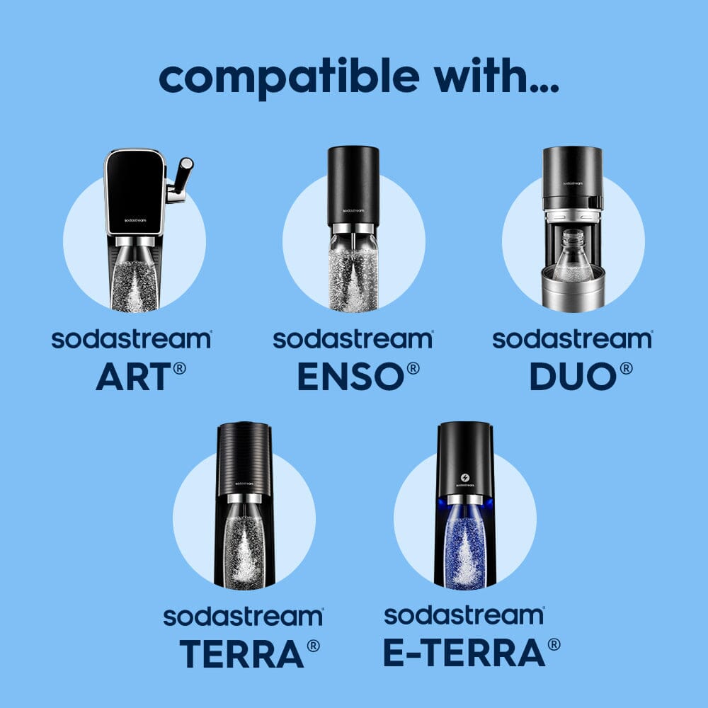 Sodastream Fizz & Go™ Insulated Stainless Steel Carbonating Bottle Arctic 30.4 oz – 8